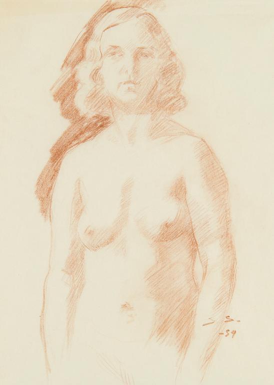 Santeri Salokivi, Nude model.