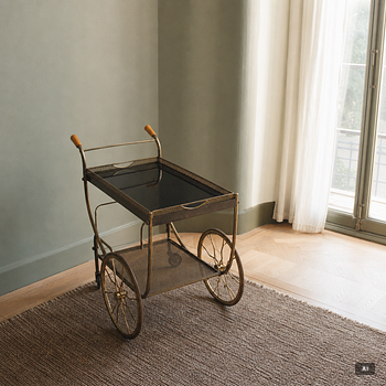 Serving cart, second half of the 20th century.