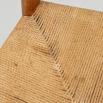 Børge Mogensen, chairs, 4 pcs, model "J39", Denmark, second half of the 20th century.