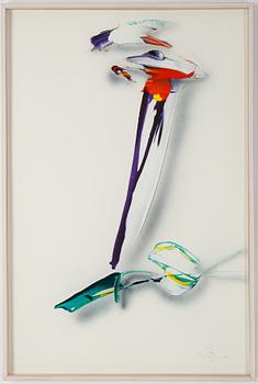 Sven Inge Höglund, acrylic on paper, signed and dated -88.