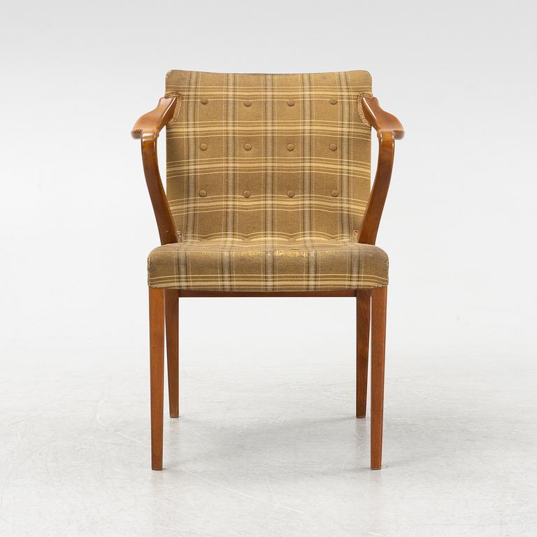 Axel Larsson, a chair, model "1208", Svenska Möbelfabrikerna Bodafors, 1940's.