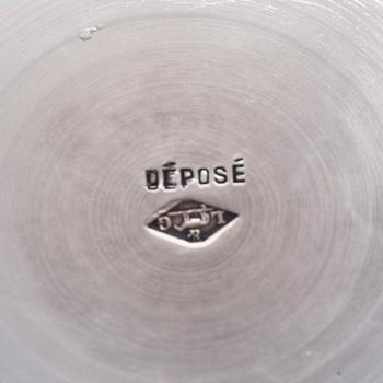 TWO CUPS, 950 silver, Jules Ladoucette & Pierre Gavard (1869 -1886), France. Weight 291 g.