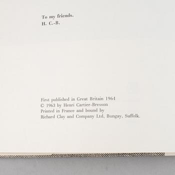 Photobook, "Photographs", by Henri Cartier-Bresson.