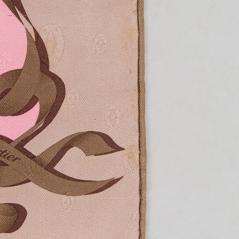 Cartier, A silk scarf.