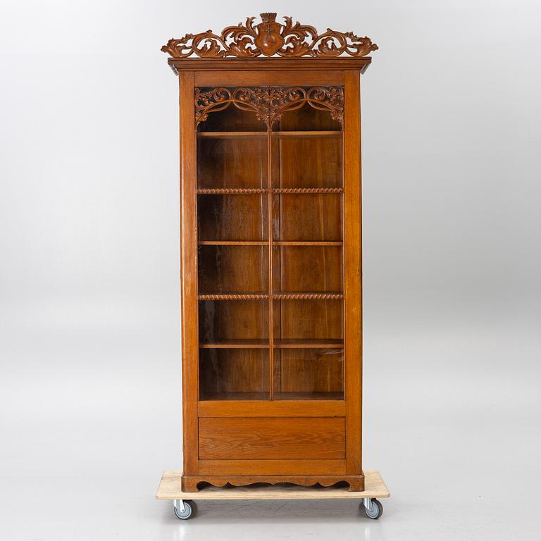 A bookcase, late Empire, second half of the 19th century.
