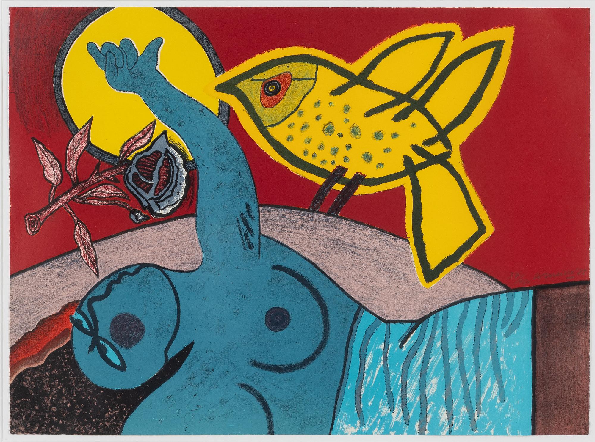 Beverloo Corneille, "L'éveil de l'oiseau".