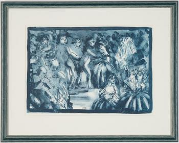 Peter Dahl, lithograph in colours, signed 55/150.