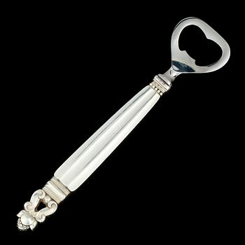 FLASKÖPPNARE, sterling. Georg Jensen. Vikt 81 gr.