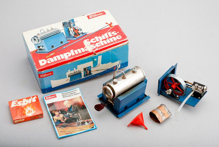 LEKSAK: Ångmaskin, Wilesco, Schiffsdampfmaschine D52.