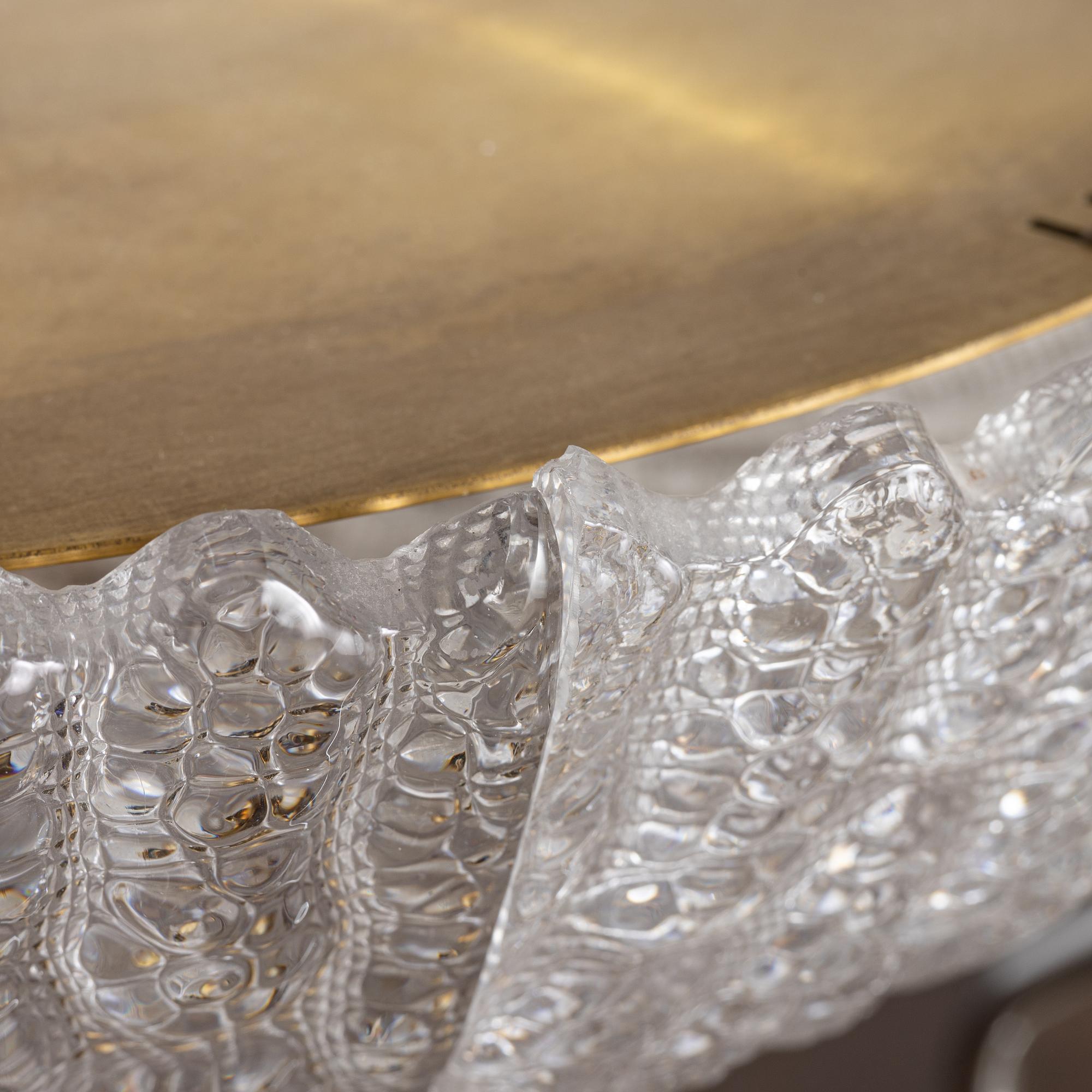 Carl Fagerlund, taklampa, Orrefors, sent 1900-tal.