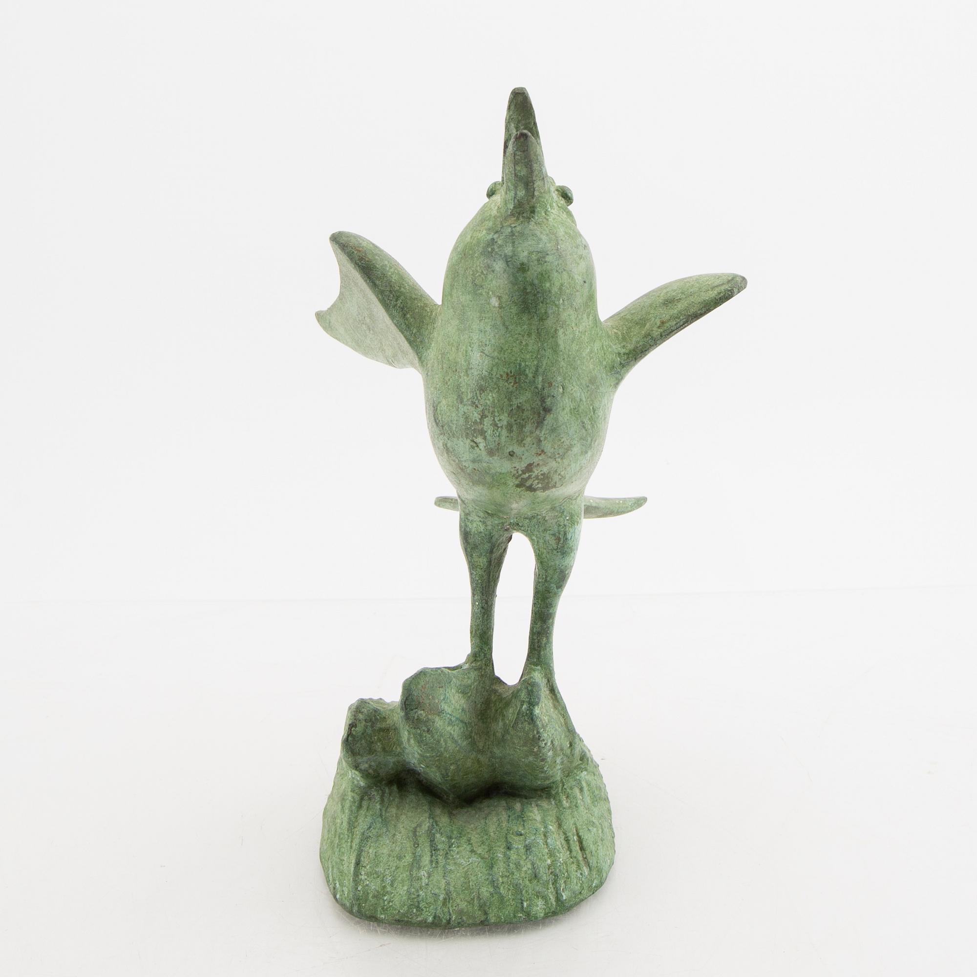 Carl Milles efter, skulptur brons, märkt Millesgården.