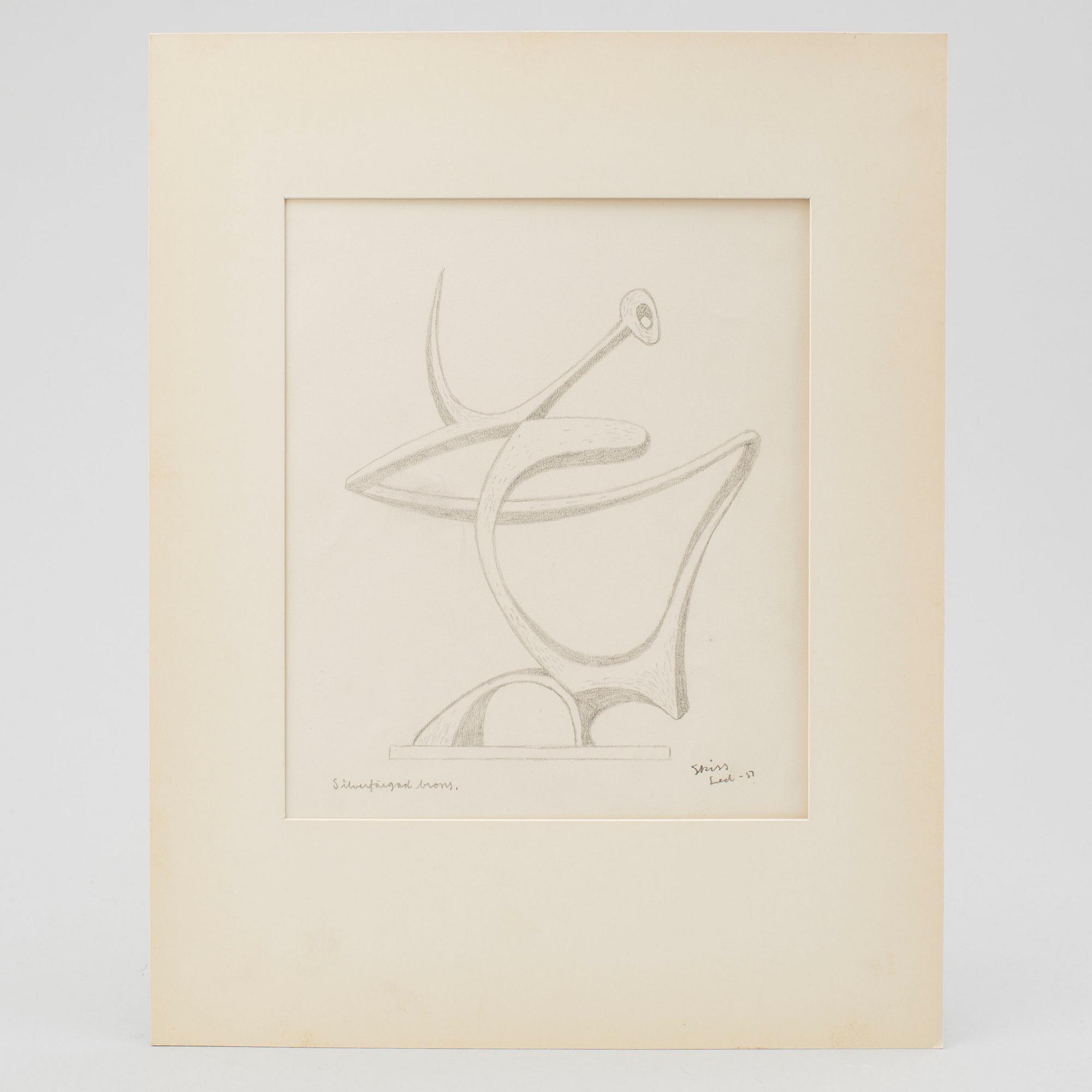 LARS ENGLUND, Pencil, signed and dated -51.