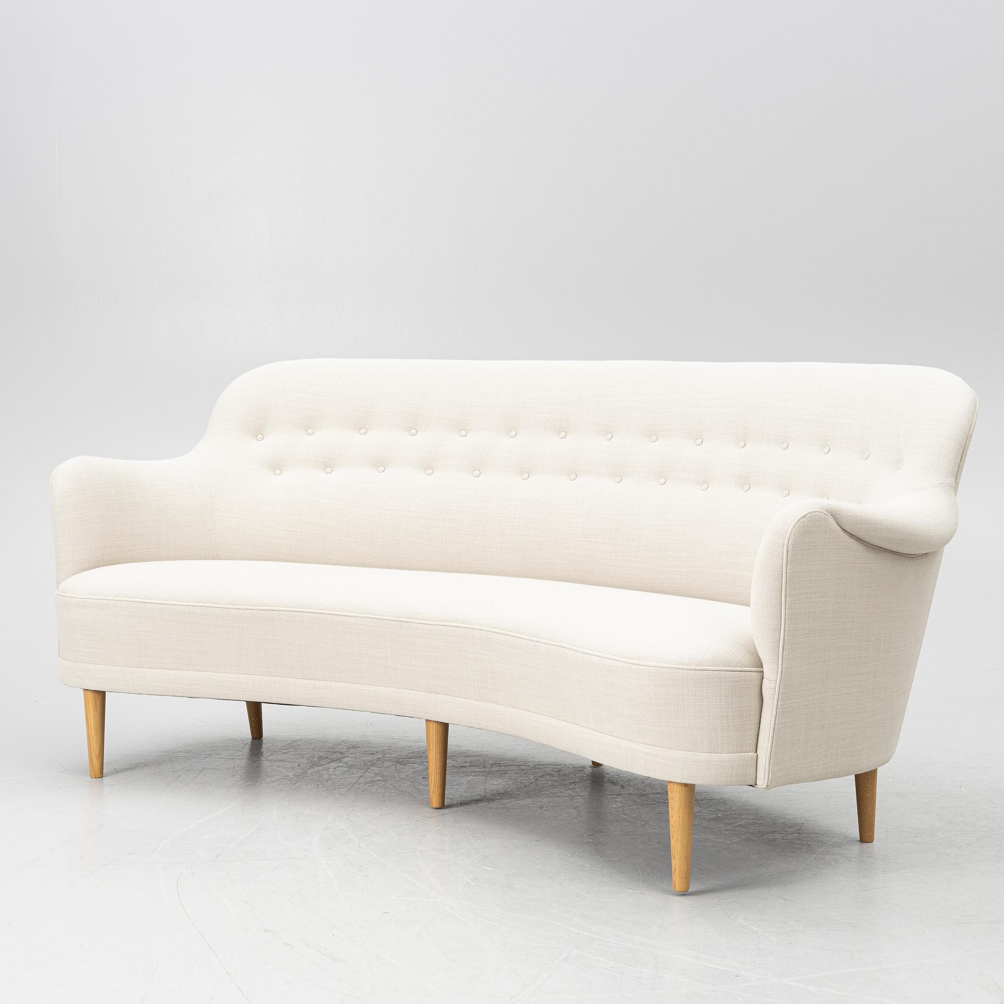 Carl Malmsten, Sofa, "Runda Samsas", O.H. Sjögren, Tranås.