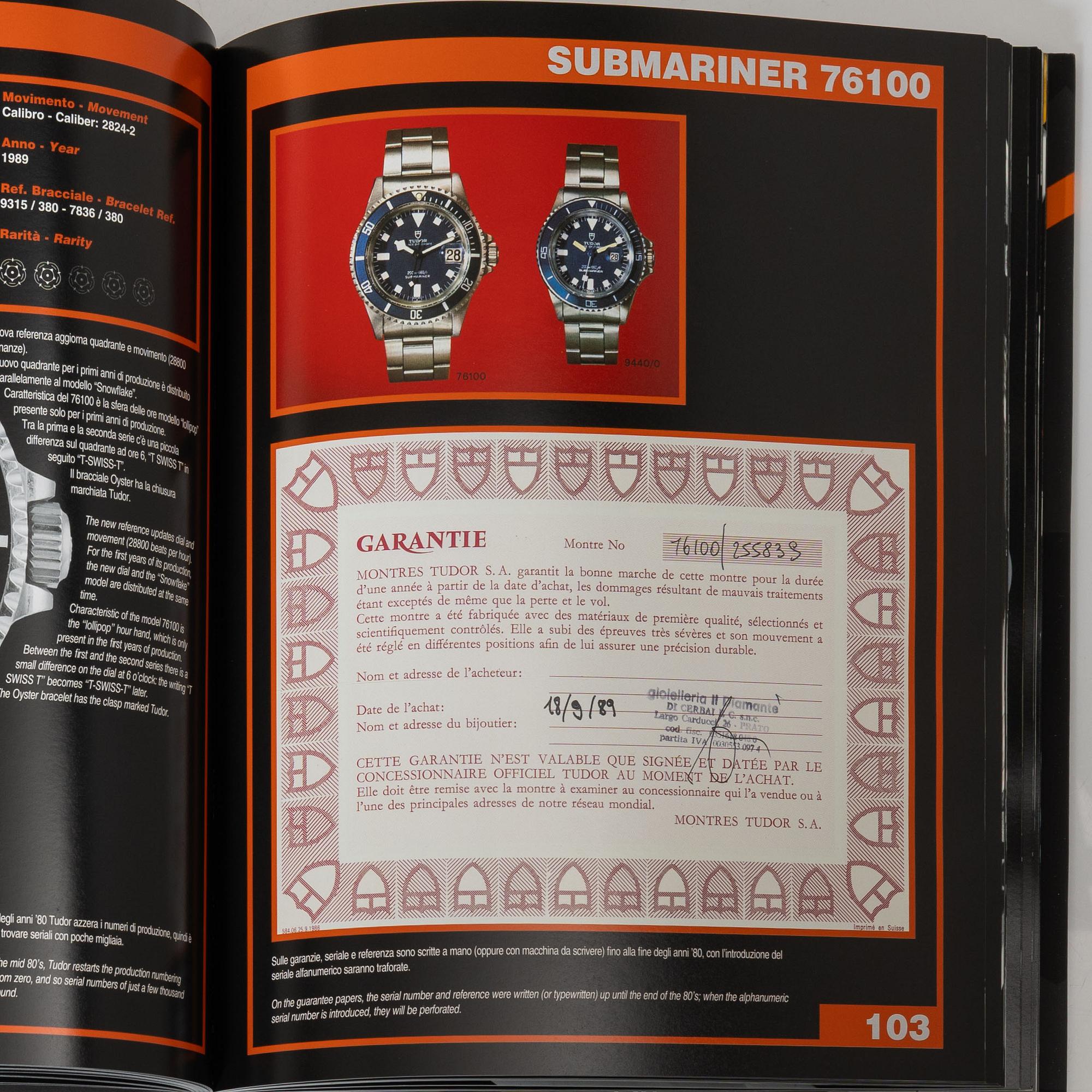 Collection of watch literature, 5 books including Omega Sportswatches by John Goldberger.