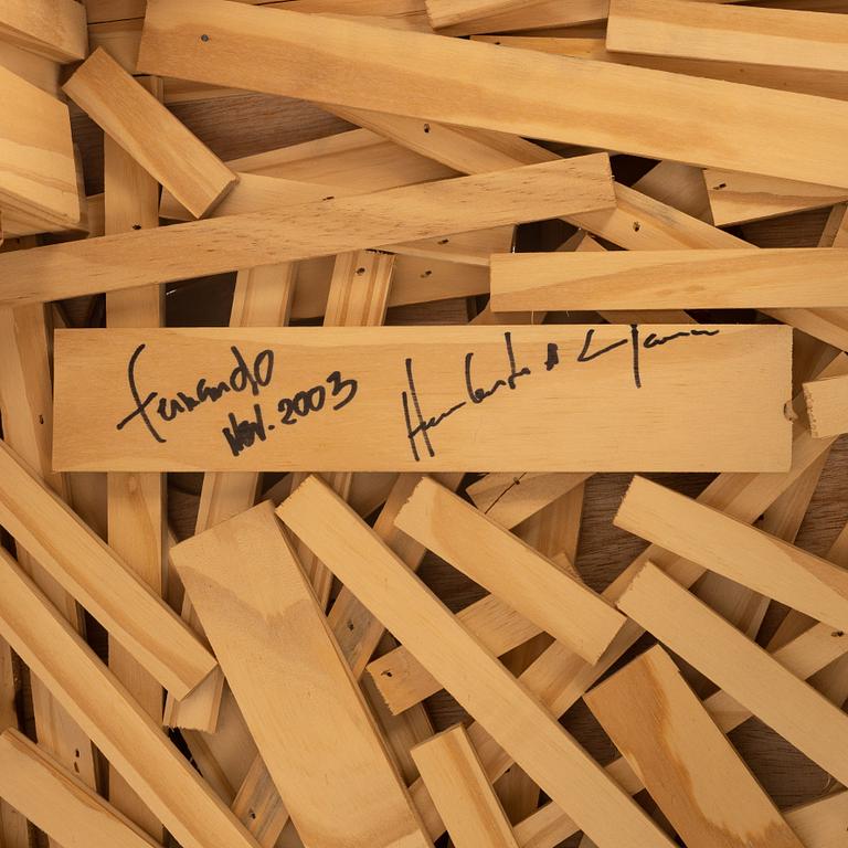 Fernando & Humberto Campana, a signed and dated 'Favela chair', Edra, Italy, 2003.