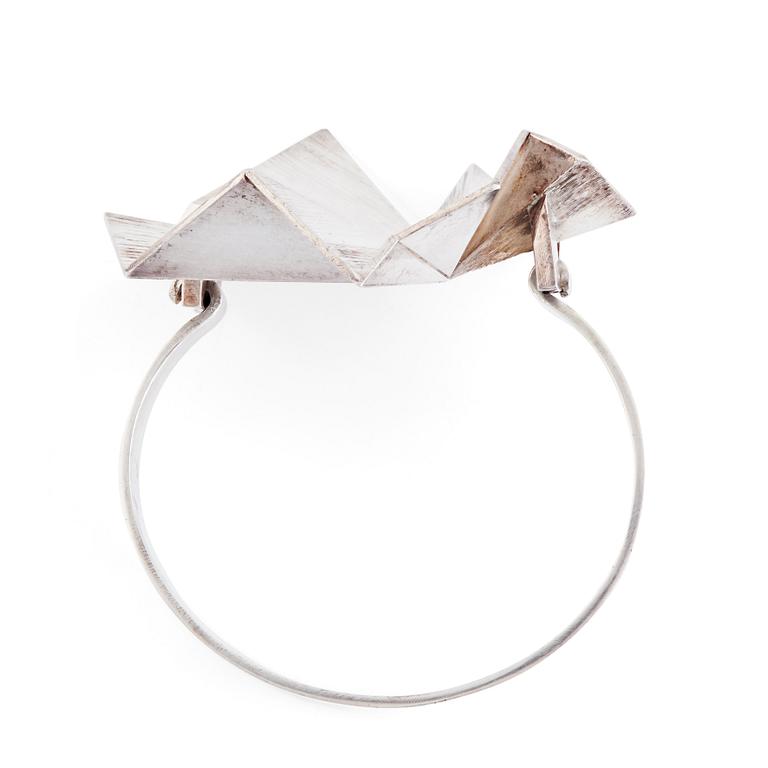 Rey Urban, a sterling silver bracelet, Stockholm 1974.