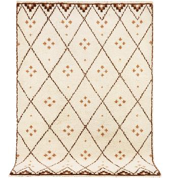 A Moroccan rug, c. 240x 165 cm.