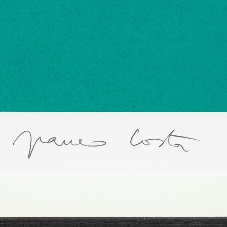 Franco Costa, färgserigrafi, signerad 201/250.