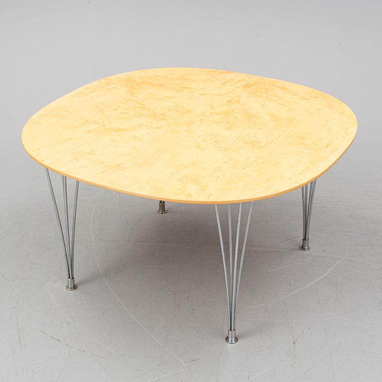 PIET HEIN & BRUNO MATHSSON, a birch veneered Super Circle table.