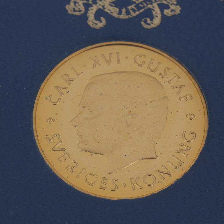 GULDMYNT, 1000 kr, Sveriges Riksbank, 1995. Vikt ca 5,8 g.