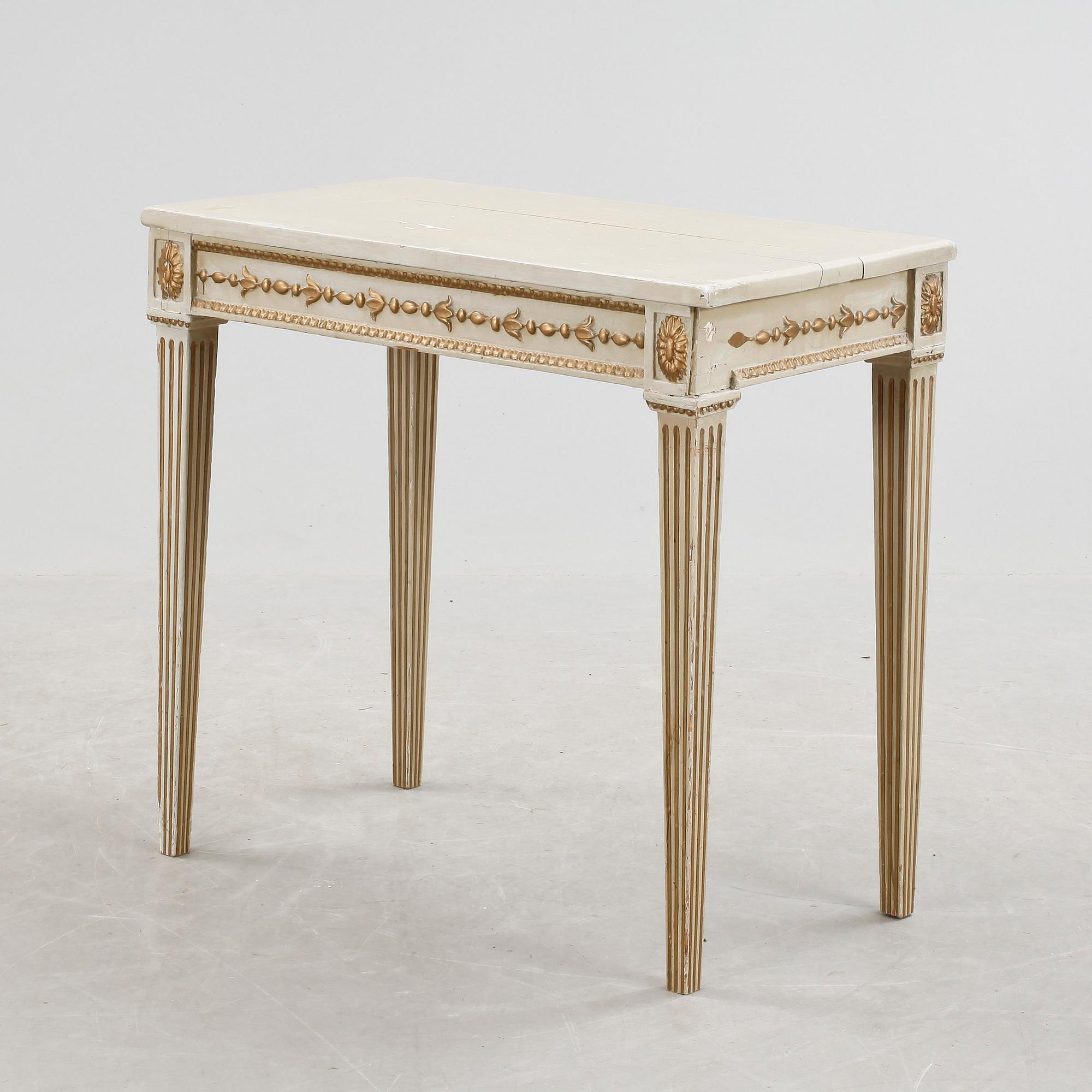 BORD, Gustavianskt provinsarbete, omkring 1800.