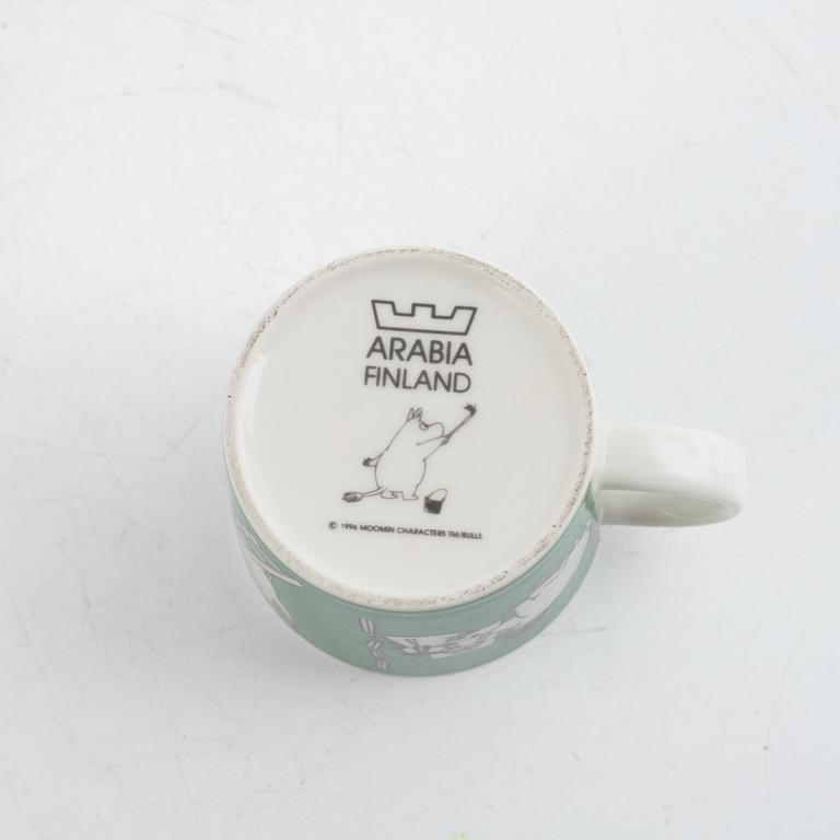 Muminmuggar, 3 st, Moomin Characters, Arabia, Finland.