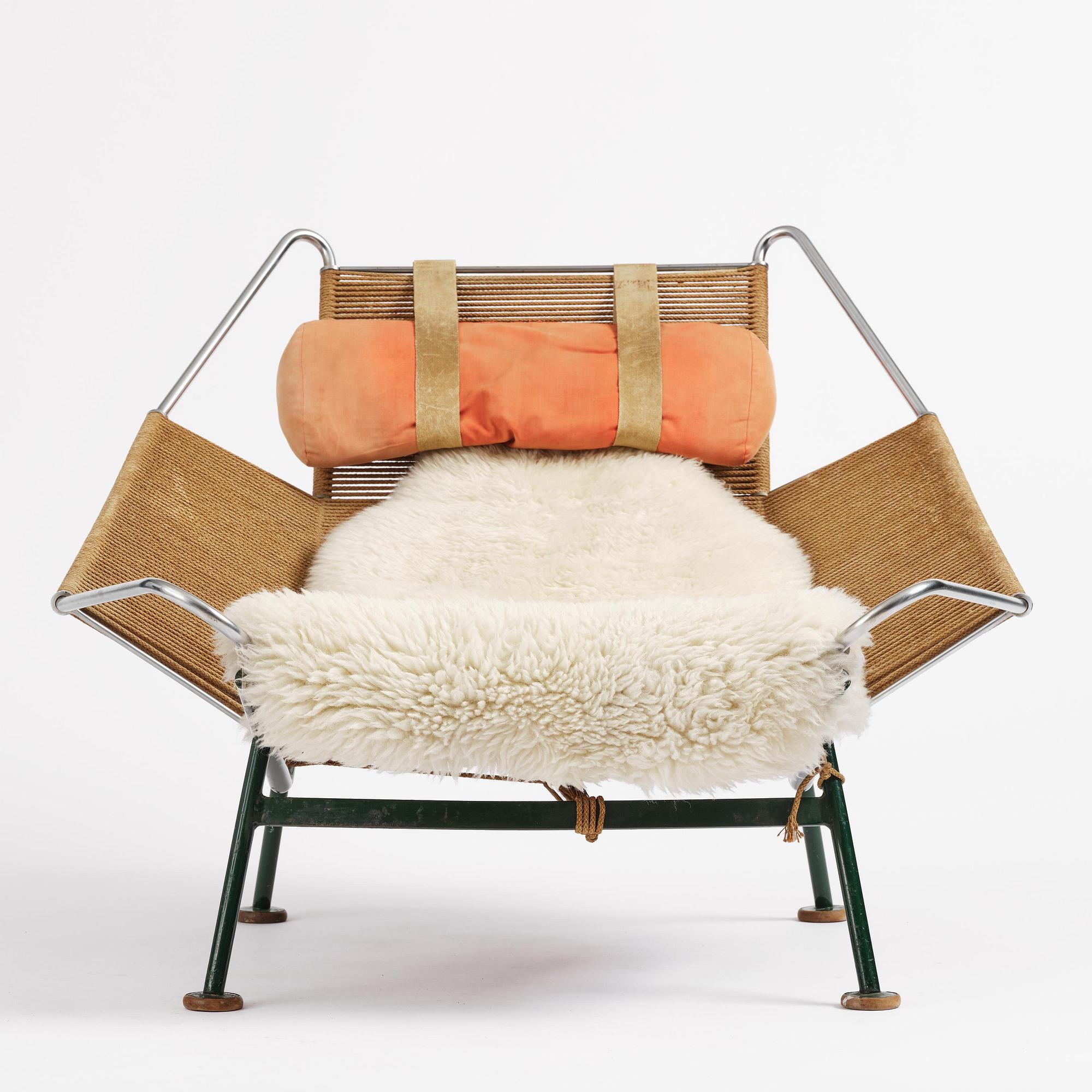 Hans J. Wegner, a "Flag Halyard" chair, Getama, Denmark, 1950s-60s.