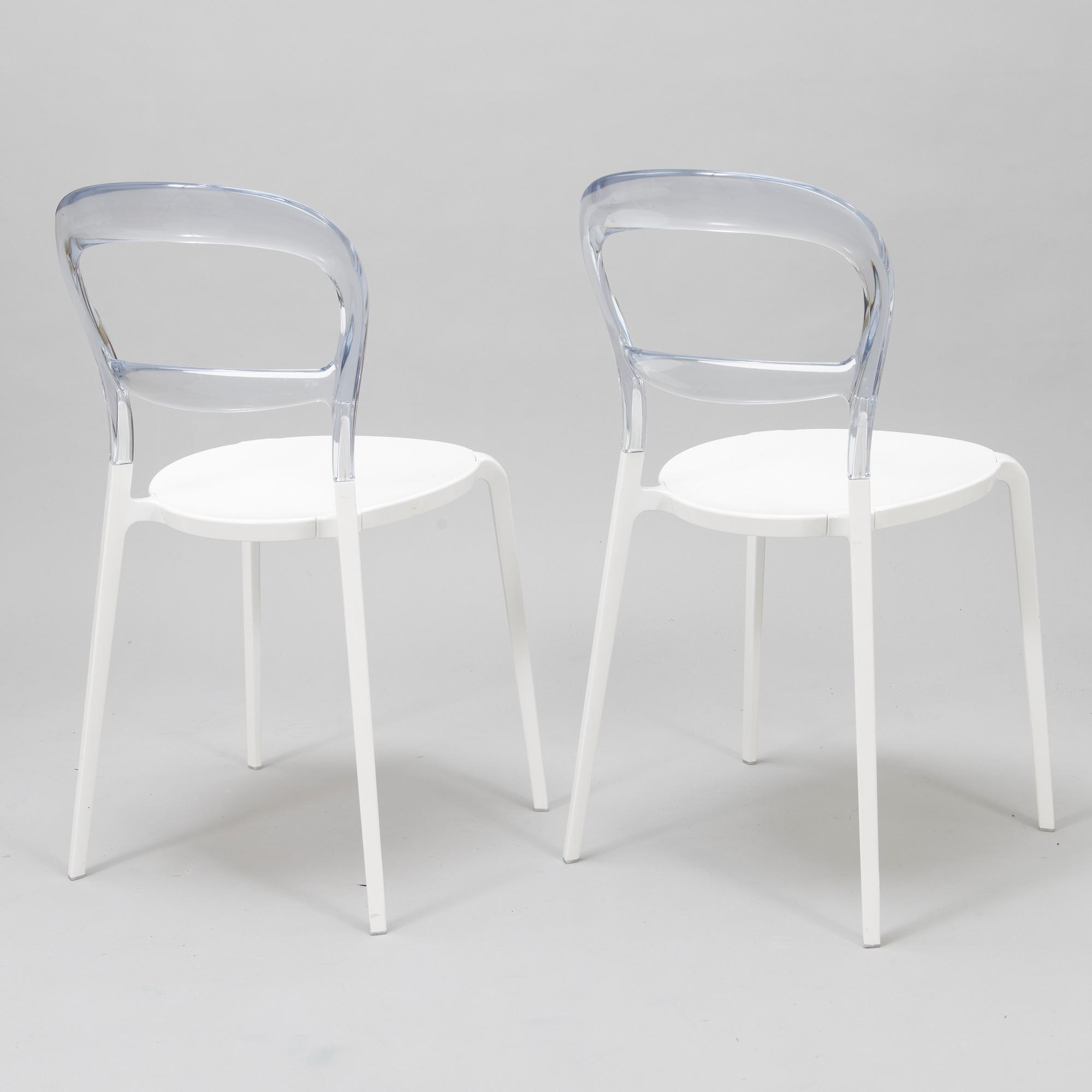 RUOKAPÖYTÄ JA 6 TUOLIA, Calligaris, Italien, 2000-tal.