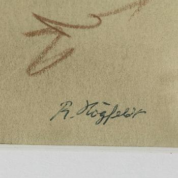 Robert Högfeldt, Gumma och två lekande trollbarn.