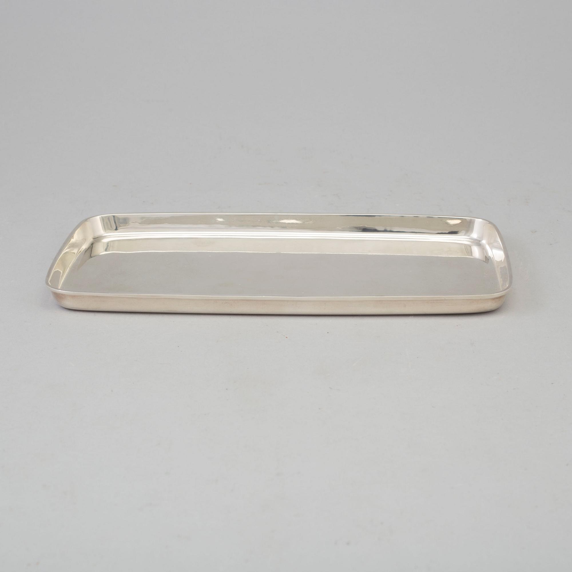 ÅKE STRÖMDAHL, bricka, silver, Stockholm 1962.