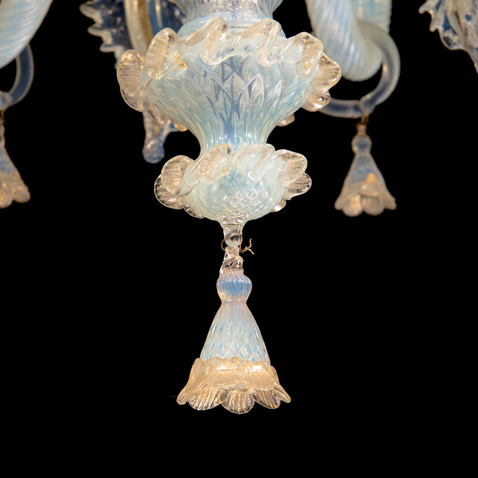 A mid-20th-century Murano glass chandelier.