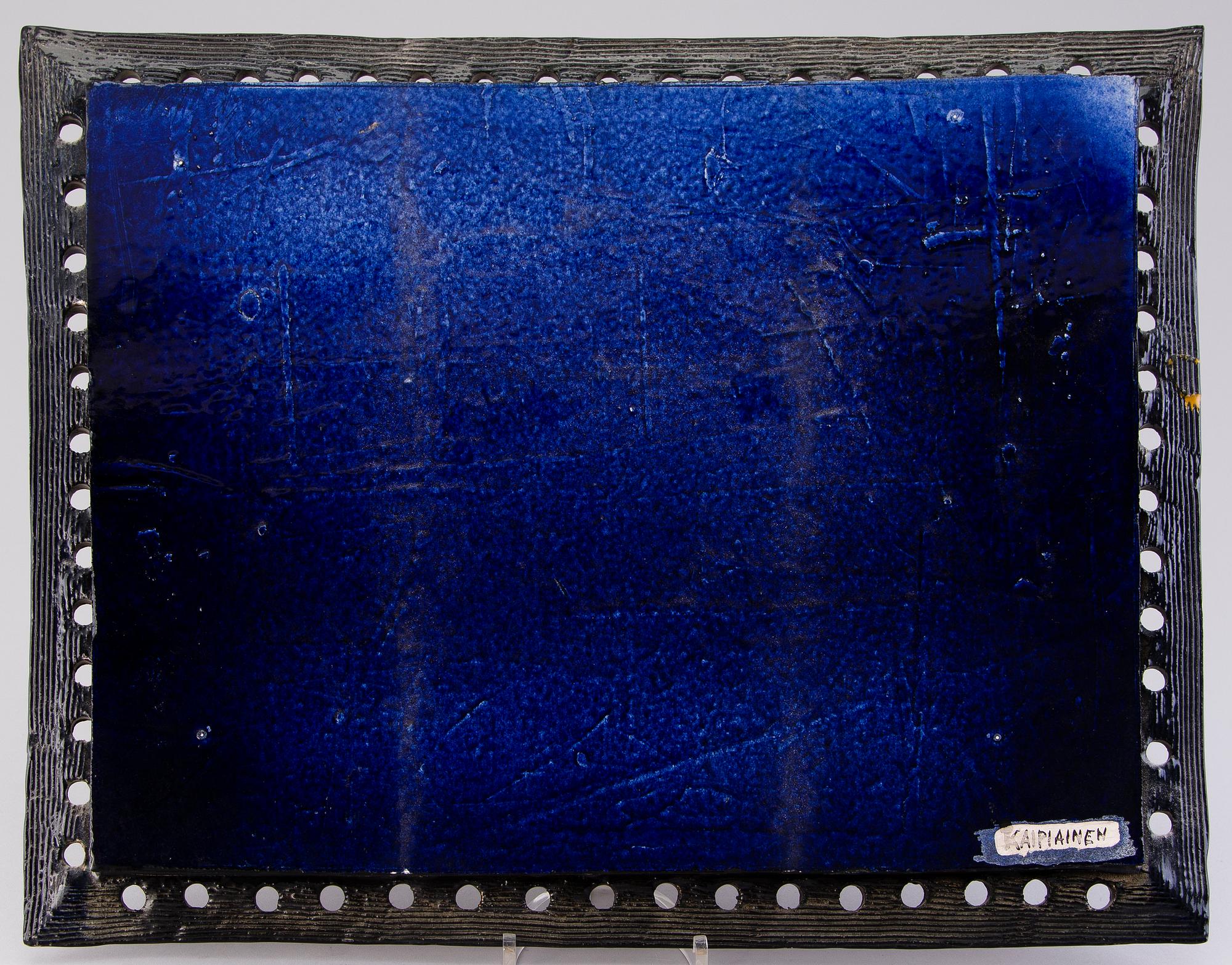 Birger Kaipiainen, A stoneware relief signed Kaipiainen.
