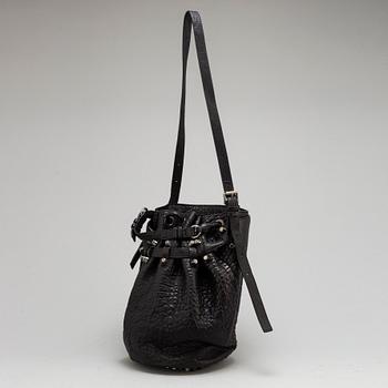 ALEXANDER WANG, 'Diego' leather and studs bucket bag.