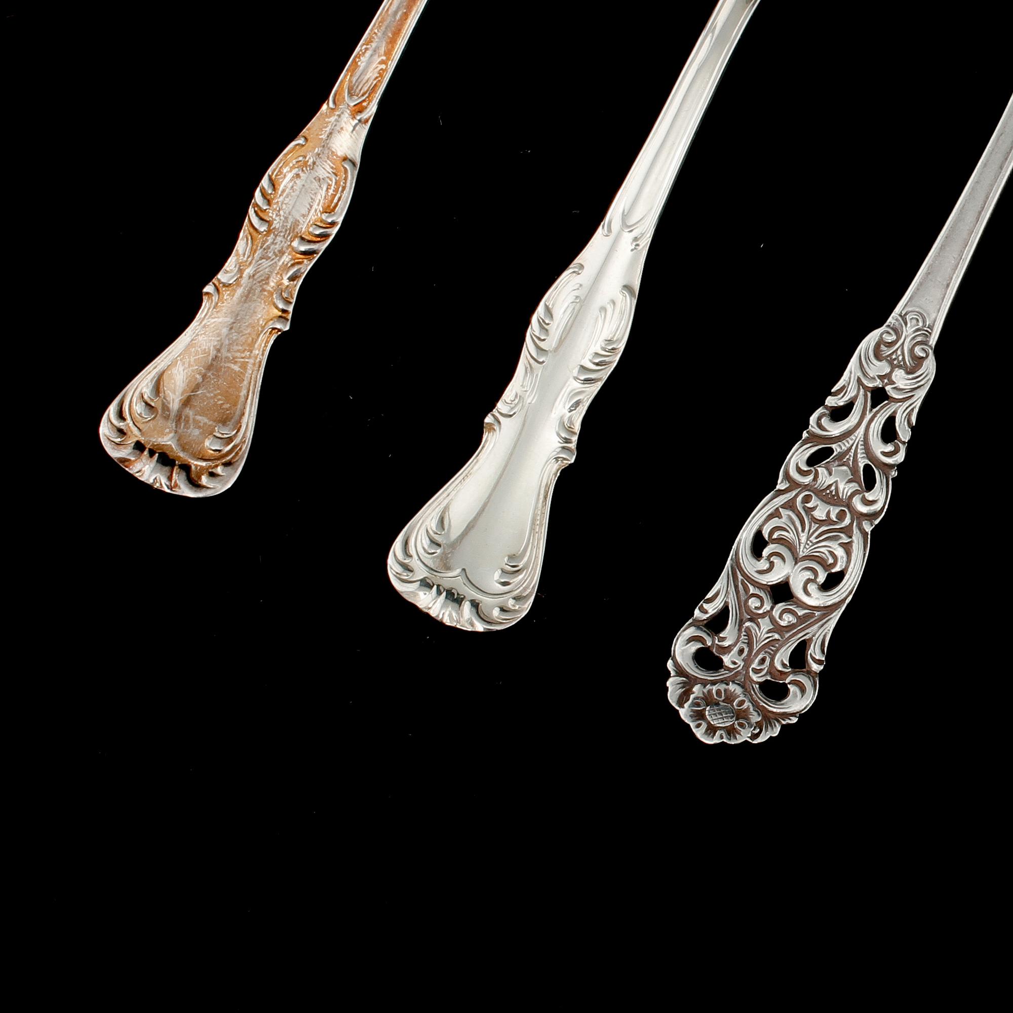 PARTI SILVER, 20 delar, silver, 1900-tal. Vikt 400 g.