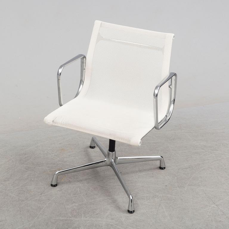 AN "EA 108" OFFICE CHAIR BY CHARLES & RAY EAMES, VITRA.