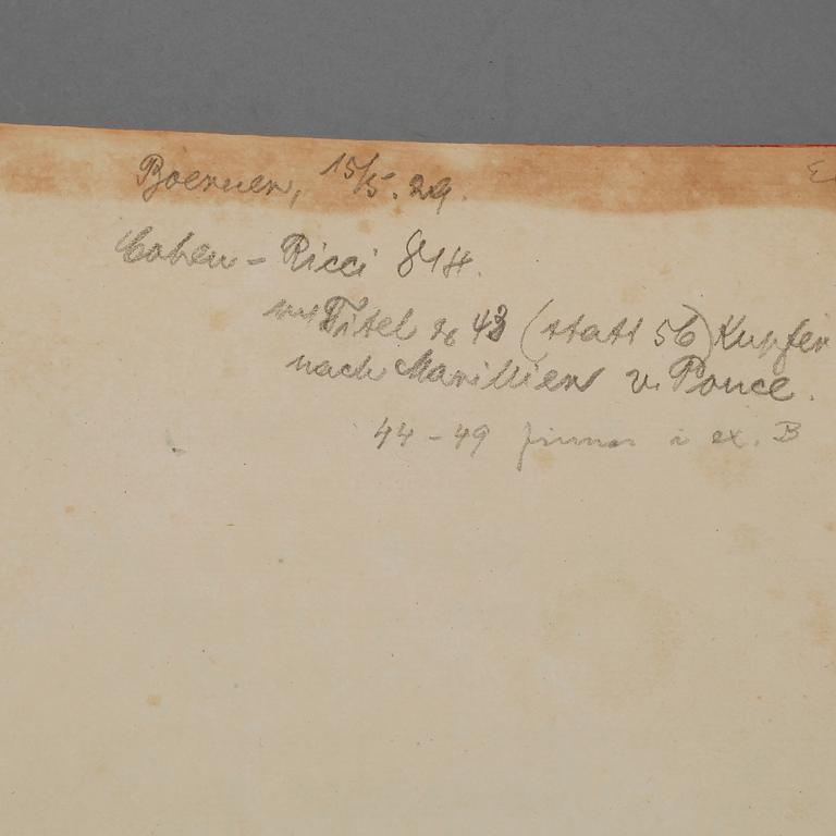 BOK. "Les Illustres Francais", Paris, 1700/1800-tal.