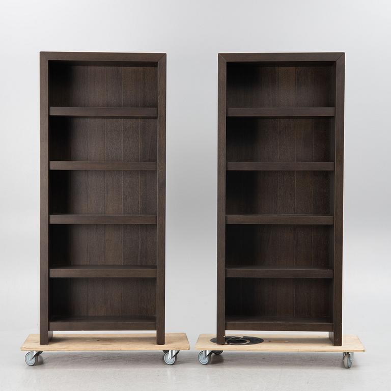 A pair of book cases, Slettvoll.