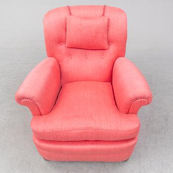 A model 336 easy chair by Josef Frank for Firma Svenskt Tenn.