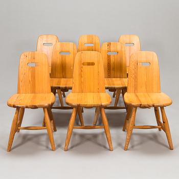 Eero Aarnio, eight late 20th century 'Pirtti' chairs (The cottage) for laukaan puu.