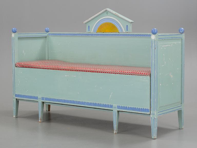 SOFFA, gustaviansk, omkring 1800.