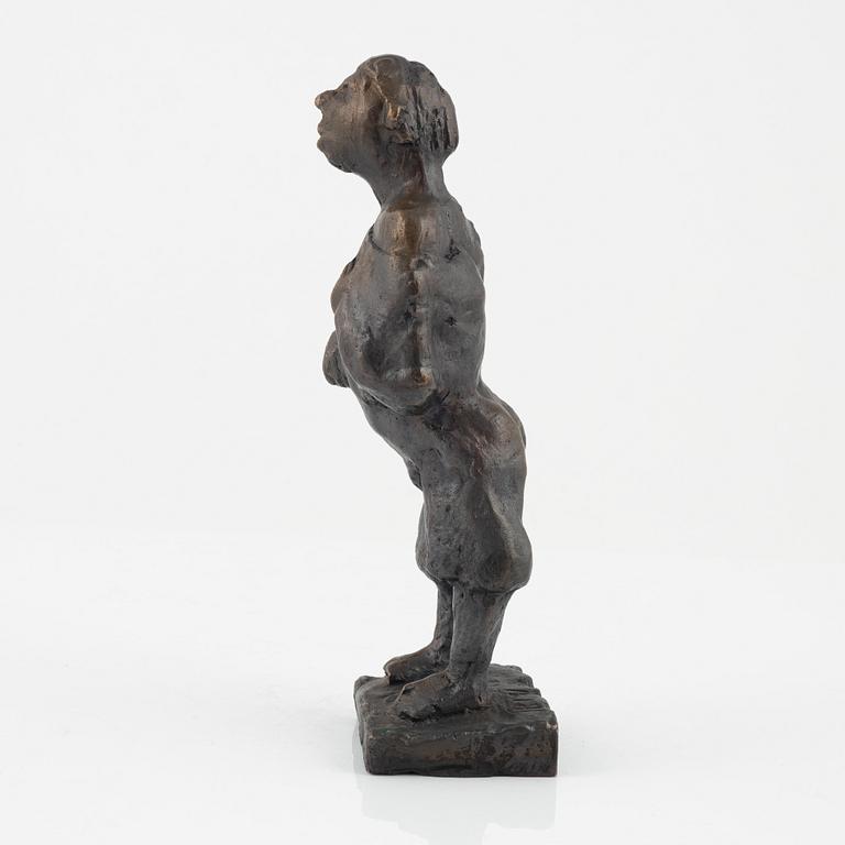 Bror Marklund, skulptur, brons, signerad BM, höjd 22,5 cm.