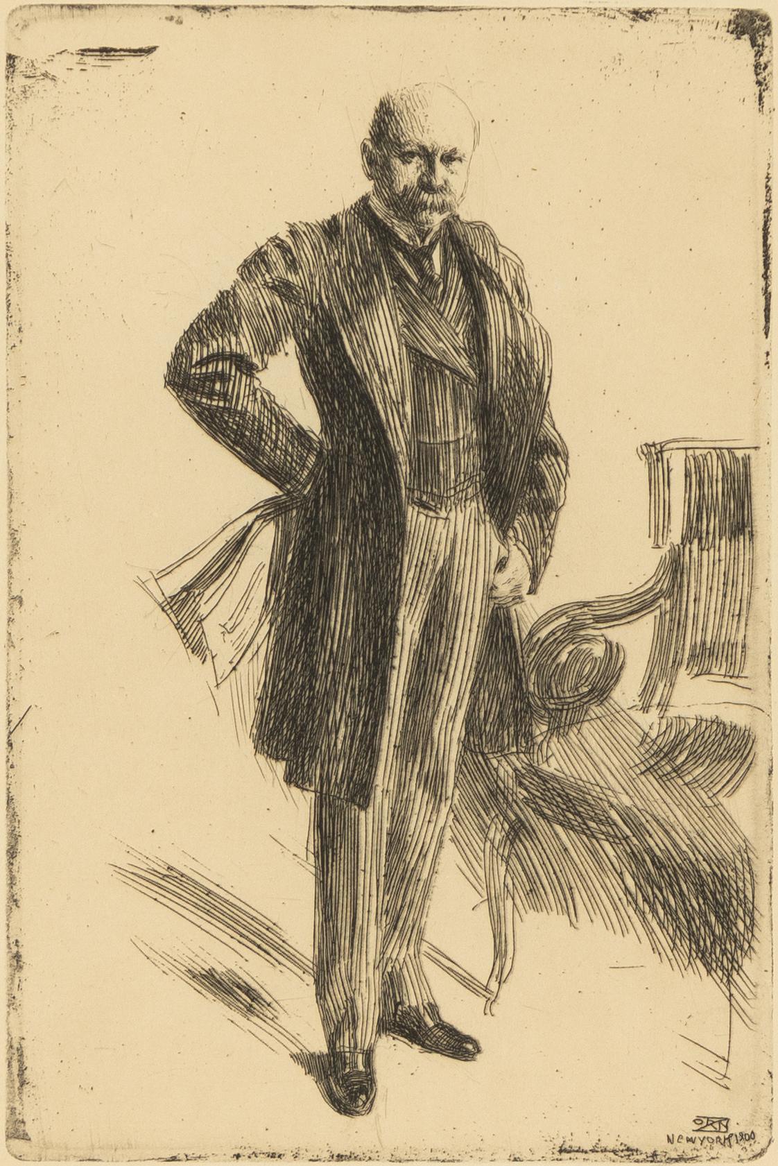 Anders Zorn, "Överste Lamont I".
