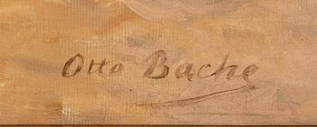 Otto Bache, Military on horseback.