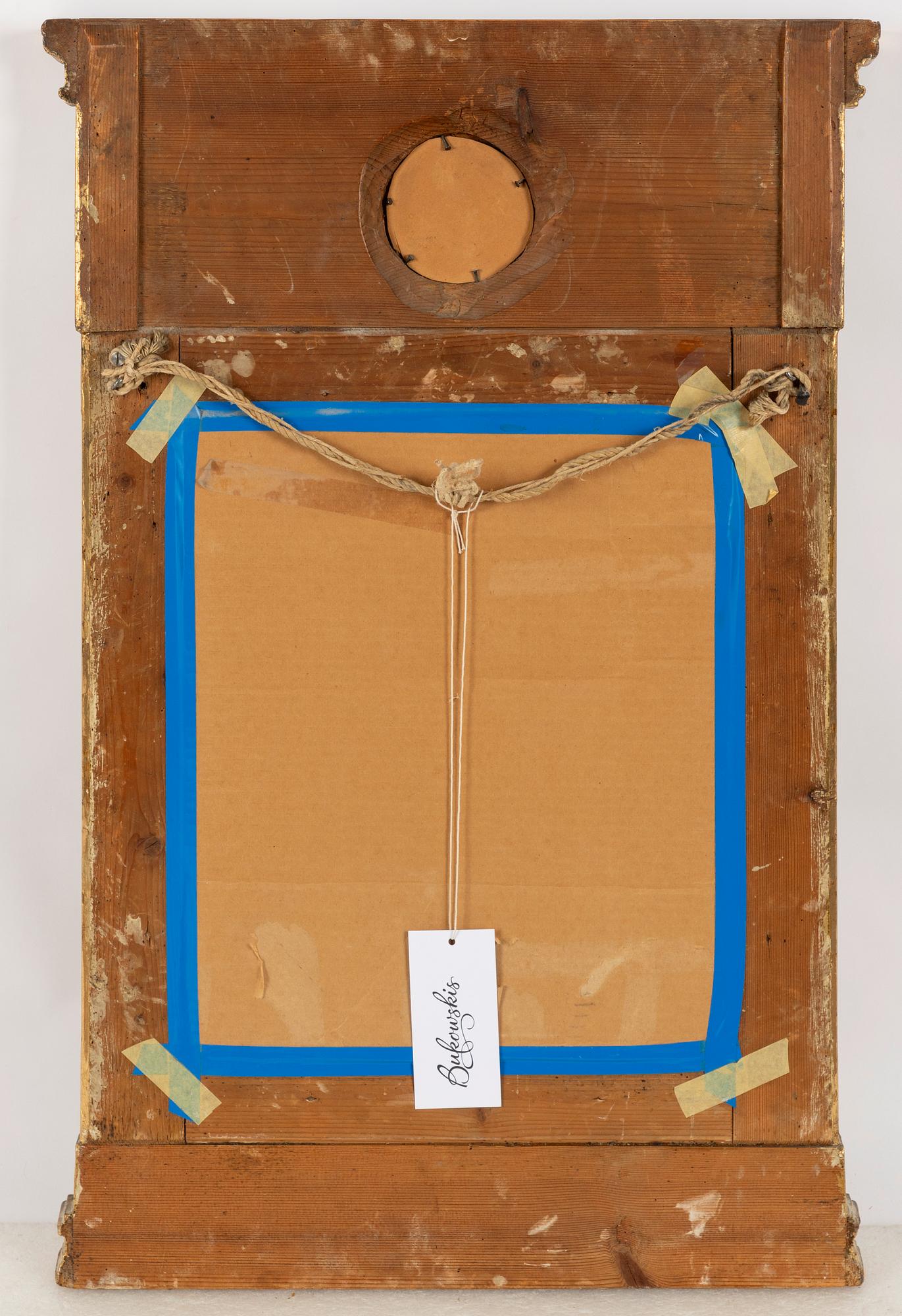 Spegellampett, sengustaviansk, omkring 1800.