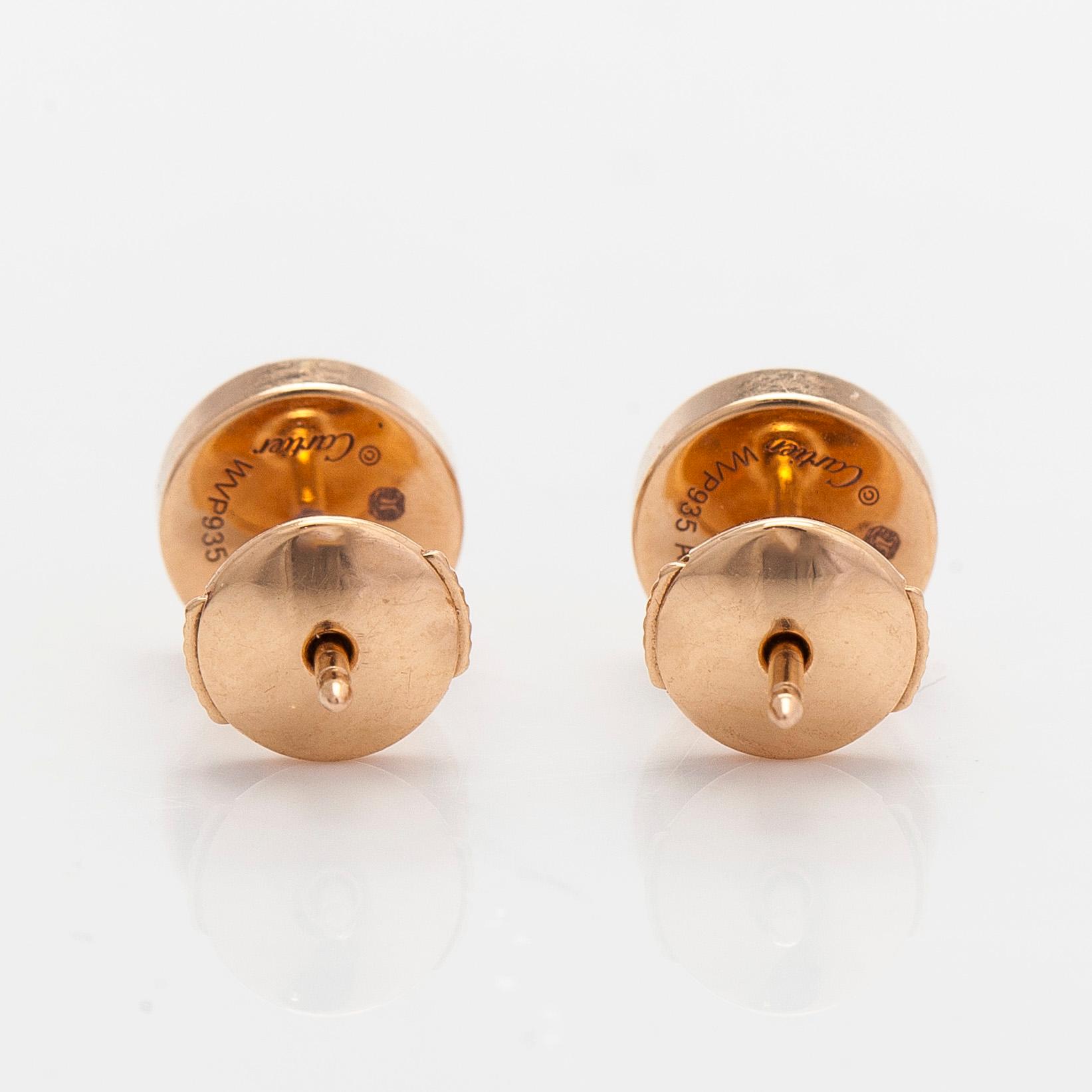 Cartier, Örhängen, "Love", 18K guld.