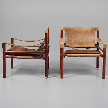 FÅTÖLJER, ett par, "Sirocco", Arne Norell. Modellen formgiven 1964.