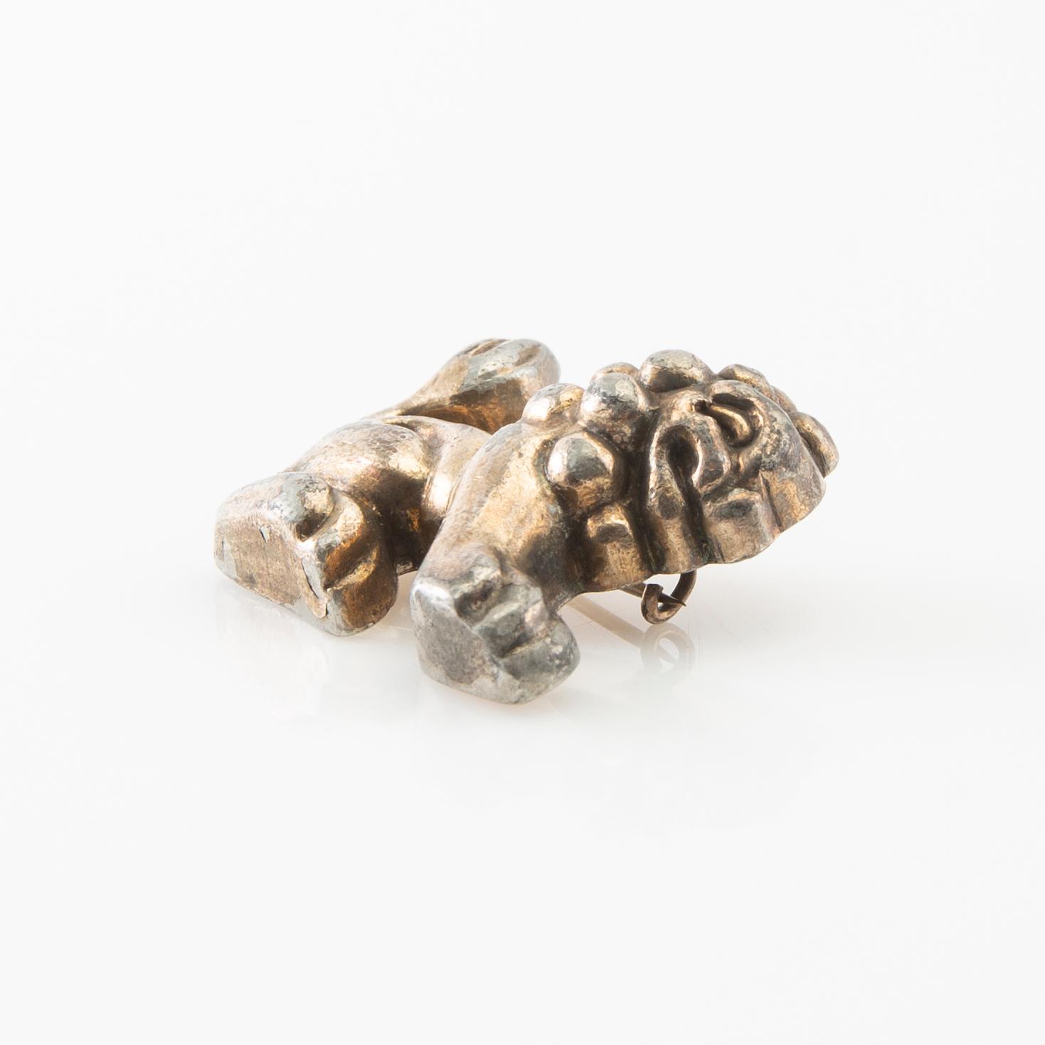 Anna Petrus, Brooch in pewter, for the company Svenskt Tenn.