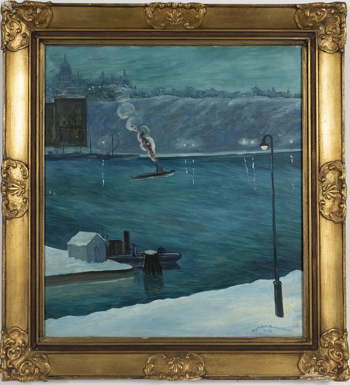 Bertel Bertel-Nordström, oil on canvas, signed and dated 1928.