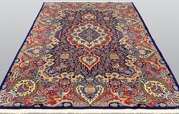 A carpet, Figural Kashmar, ca 315 x 203 cm.