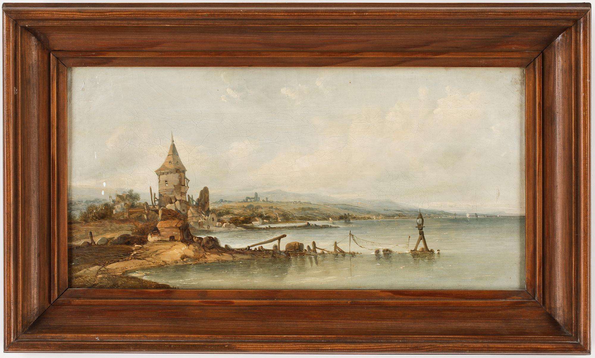 GEORGE CLARKSON STANFIELD, tillskriven, olja på duk, signerad och daterad 1869?.